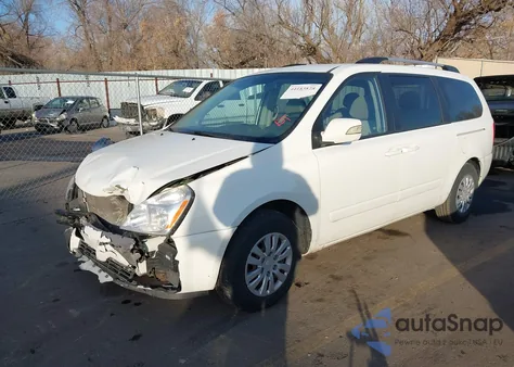 2012 Kia Sedona Lx z USA, uszkodzony, nr VIN KNDMG4C76C6459595